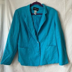 bright blue blazer